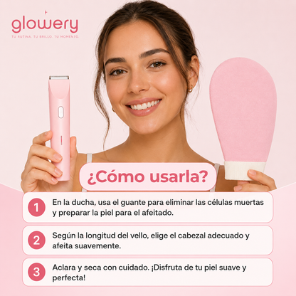 Maquinilla 2 en 1 para Bikini y Cuerpo Glowery®